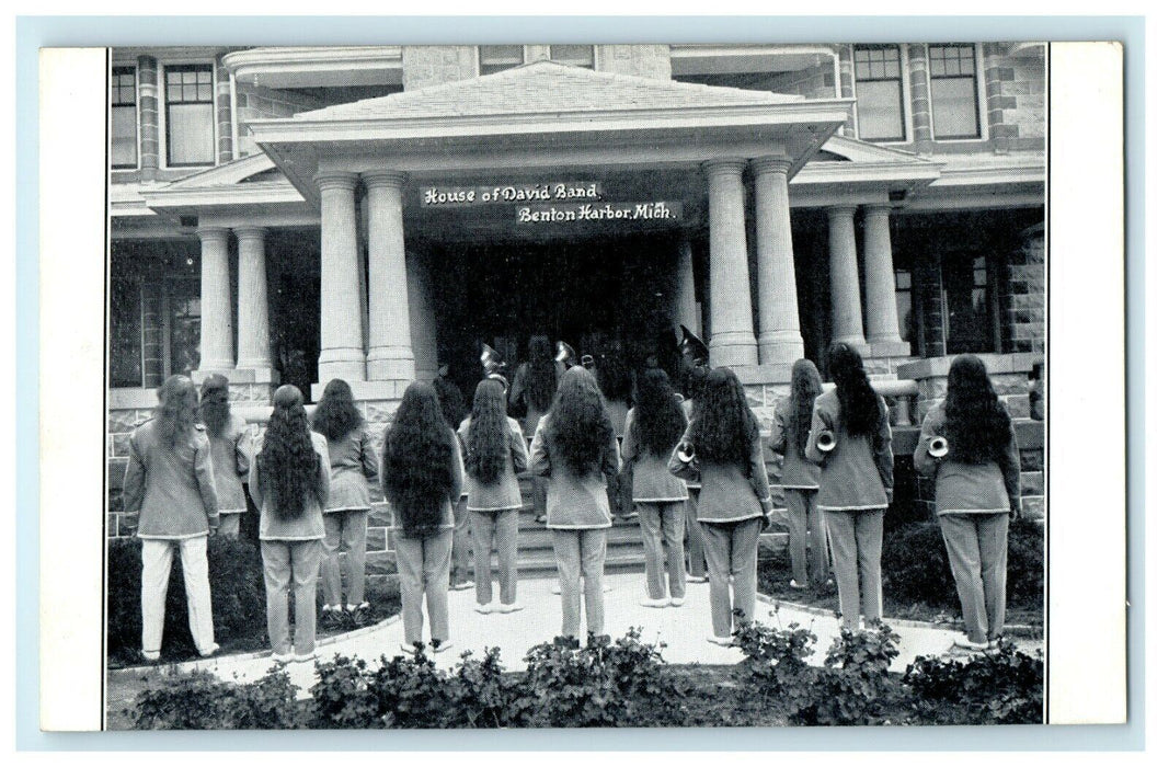 1948 House of David Band Benton Harbor, Michigan MI Postcard