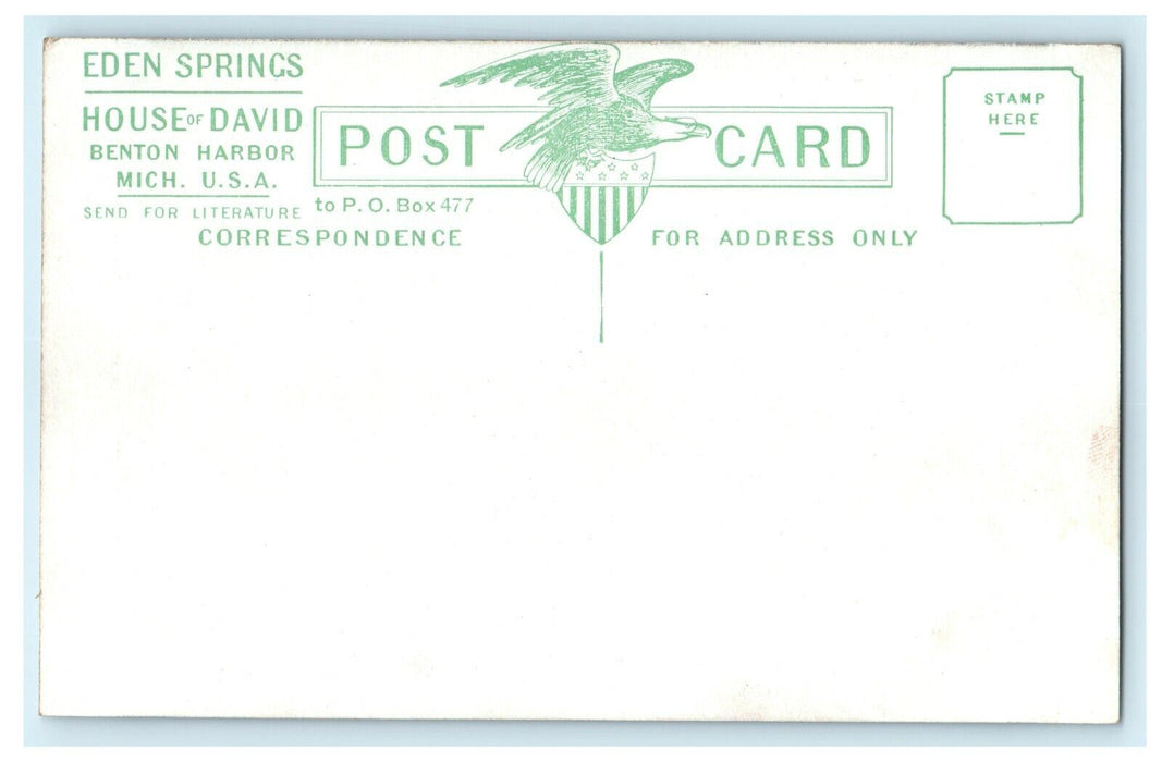 1948 House of David Band Benton Harbor, Michigan MI Postcard
