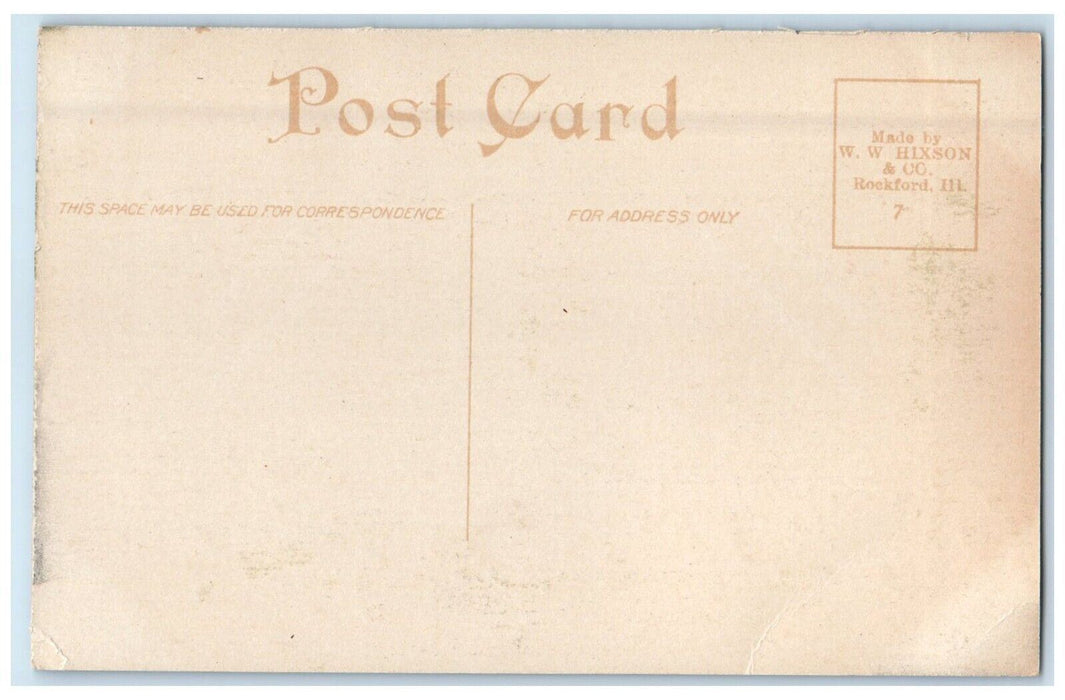 View Of Columbia Street West From Calhoun Fort Wayne Indiana IN Antique Postcard
