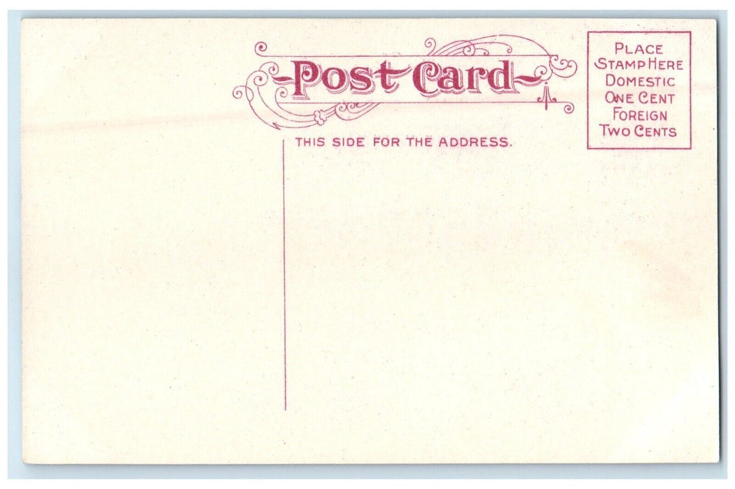 c1910's Market House Street View Fort Wayne Indiana IN Unposted Antique Postcard
