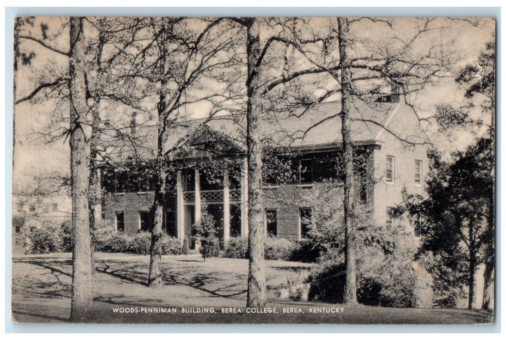 c1950's Woods Penniman Building Berea College Berea Kentucky KY Vintage Postcard