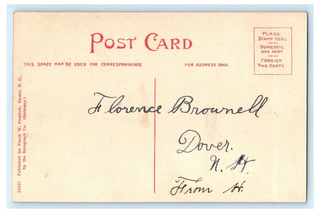c1905 Sunset On The Cocheco Dover New Hampshire NH Antique Postcard