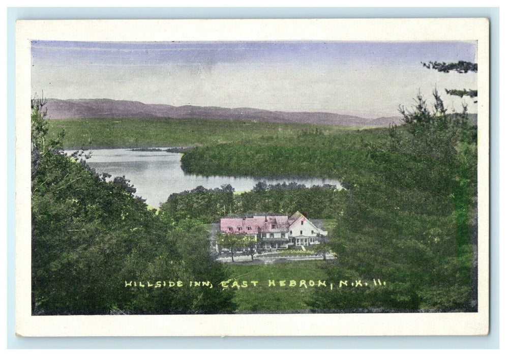 1915 Hillside Inn, East Hebron, New Hampshire N.H. Antique Postcard