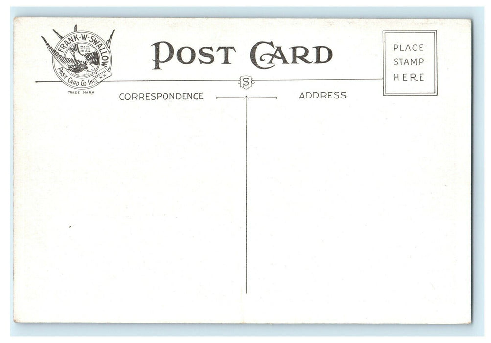 1915 Hillside Inn, East Hebron, New Hampshire N.H. Antique Postcard