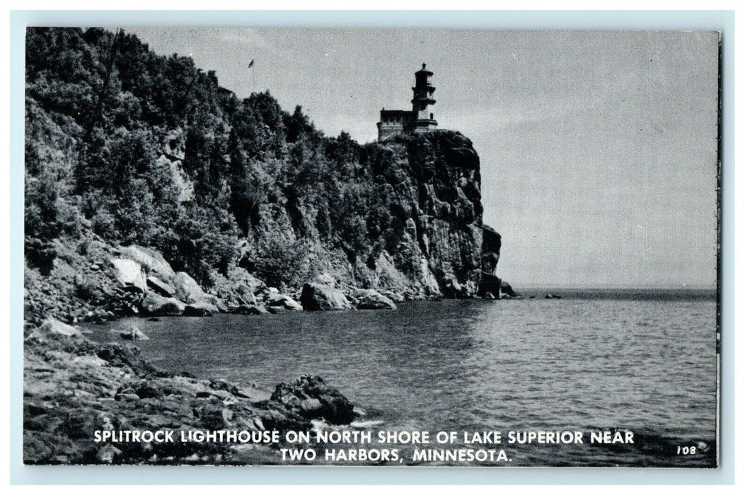 Splitrock Lighthouse North Shore Of Lake Superior Harbors Minnesota MN Postcard