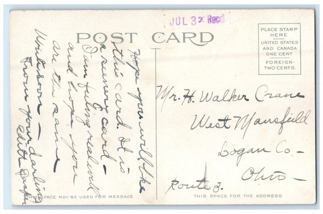 c1910's Canal Boats Going Over Aqueduct Rochester New York NY Antique Postcard