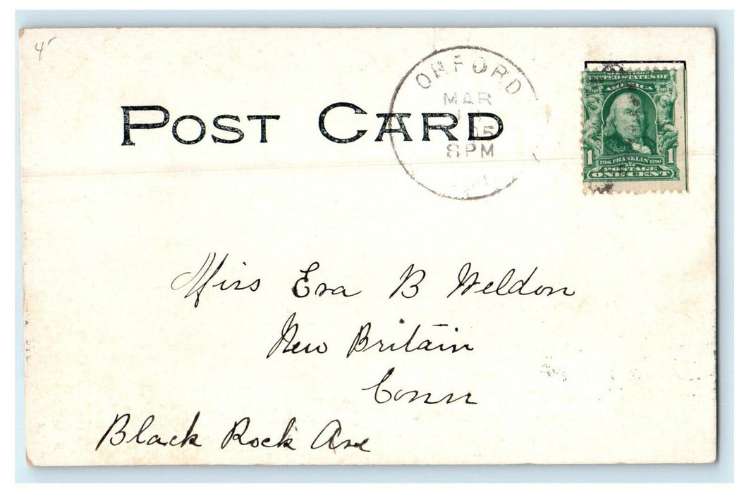 1905 Lake Morey, Midway, Fairlee Vermont VT Antique Posted Postcard