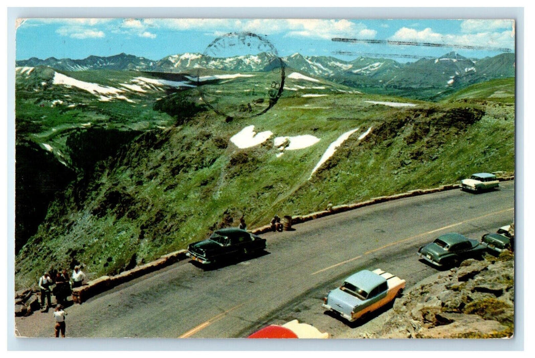 c1960's Summer Range Trail Ridge Road Rocky Mountain National Park CO Postcard