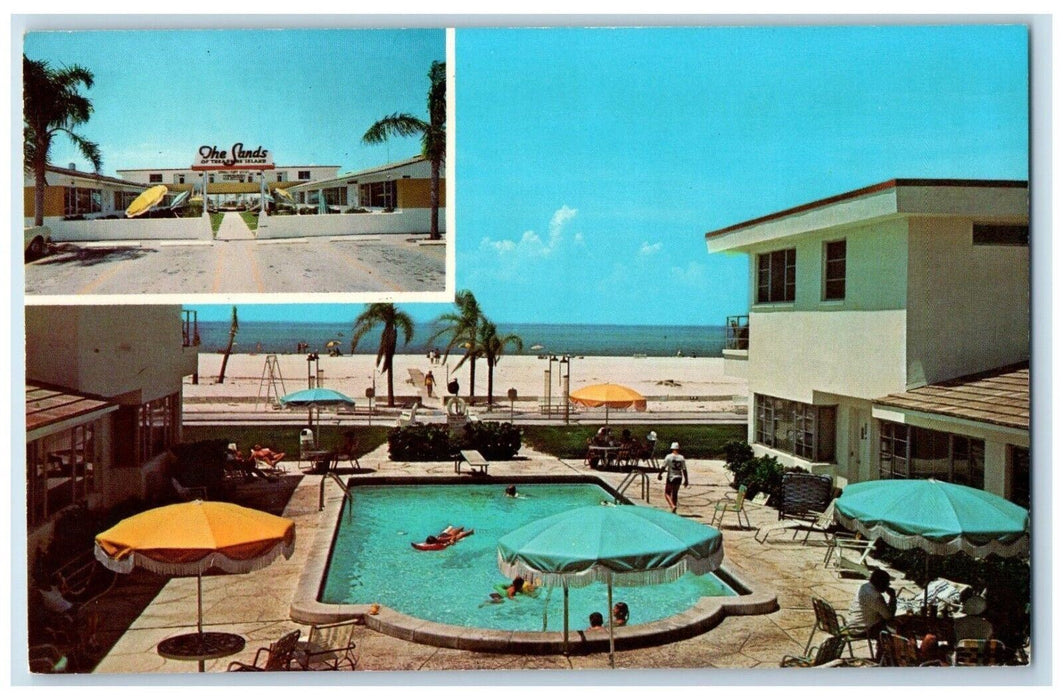 The Sands Of Treasure Island Motel Treasure Island St. Petersburg FL Postcard