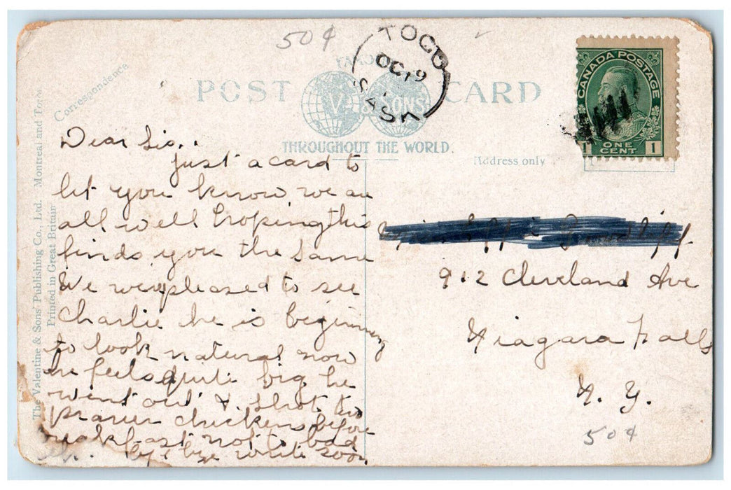 c1910 Old Fort Garry Winnipeg Manitoba Canada Posted Antique Postcard