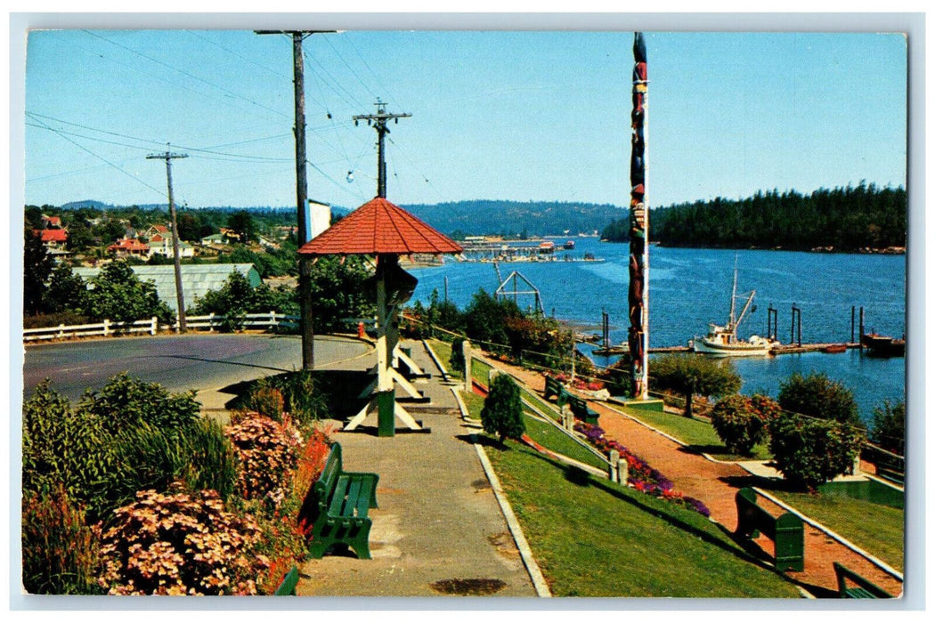 1958 Georgia Strait No. 301 Park at Nanaimo British Columbia Canada Postcard