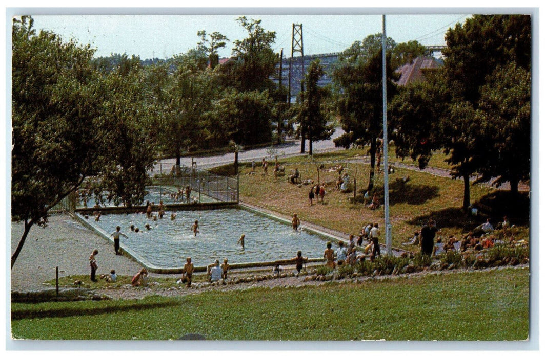 1974 Park & Swimming Pool Dartmouth Nova Scotia Canada Posted Postcard