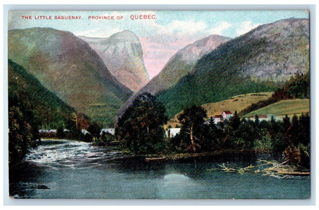 c1910 Mountains The Little Sagunay Province of Quebec Canada Unposted Postcard