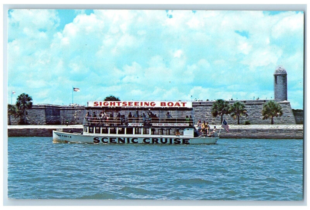 c1960's Sightseeing Boat Scenic Cruises St. Augustine Florida FL Postcard