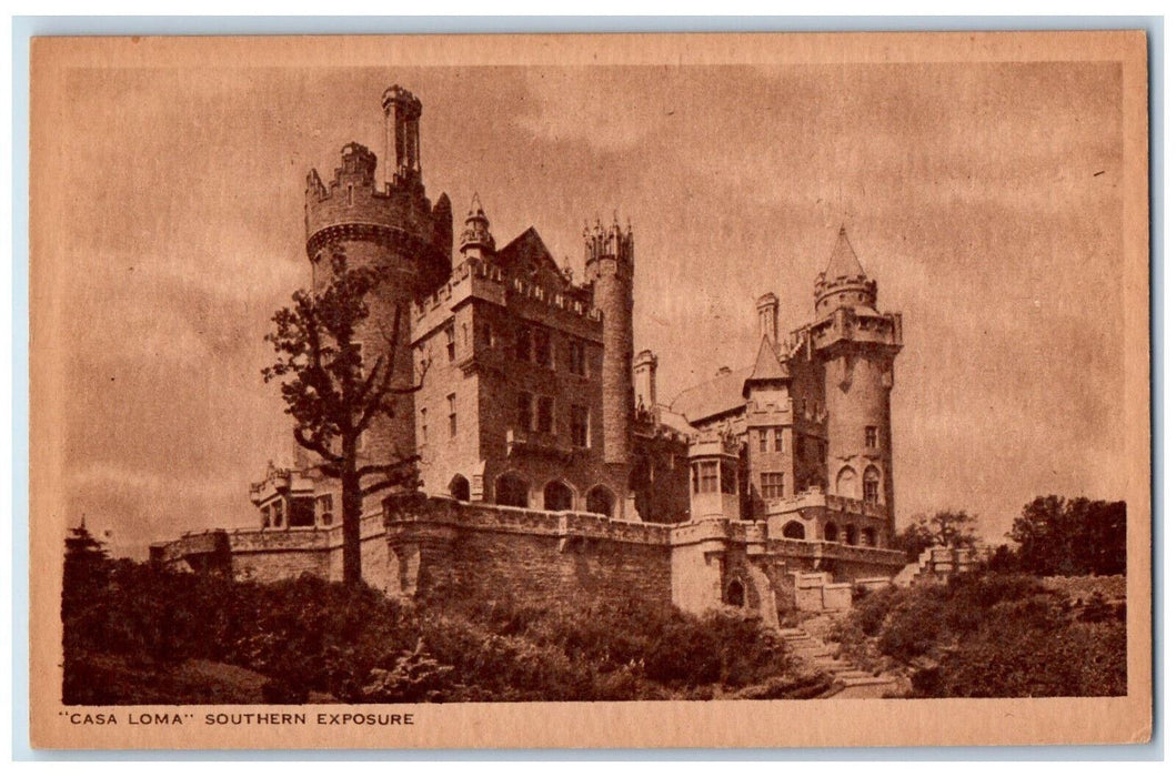 c1920's "Casa Loma" Southern Exposure Kiwanis Club West Toronto Canada Postcard