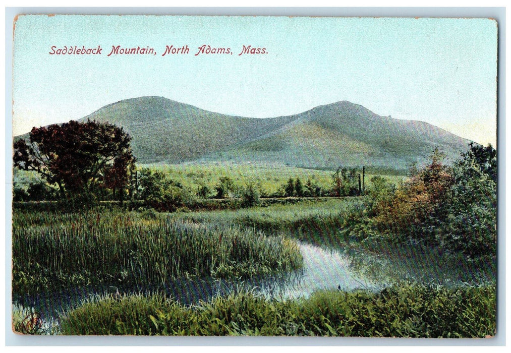c1910 Saddleback Mountain North Adams Massachusetts MA Antique Unposted Postcard