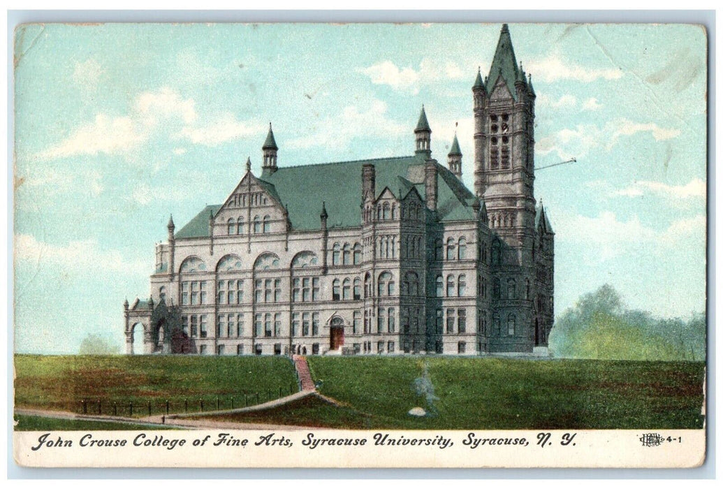 1908 John Crouse College Of Fine Arts Syracuse University Syracuse NY Postcard