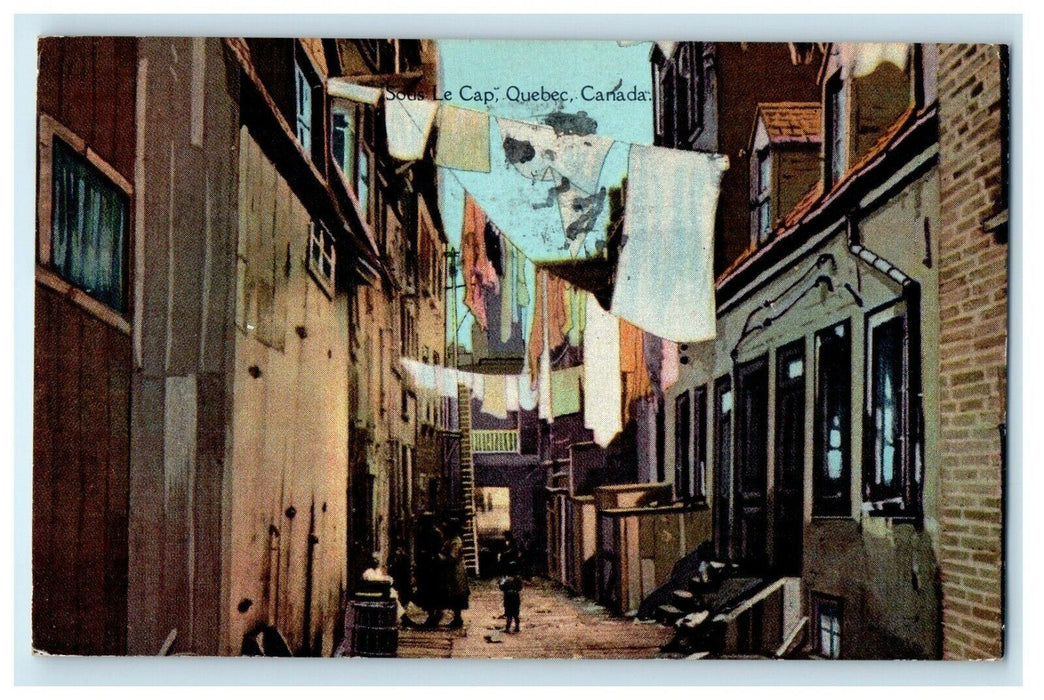 1931 View Of Sous Le Cap Quebec Canada Posted Vintage Postcard