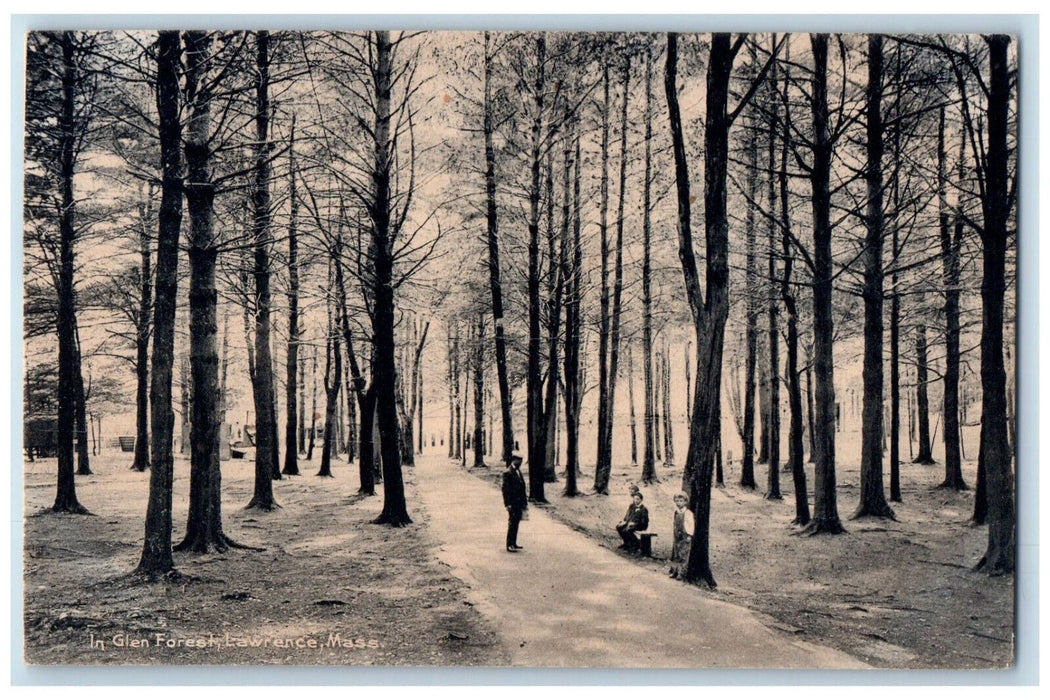 1906 In Glen Forest Lawrence Massachusetts MA Posted Antique Postcard