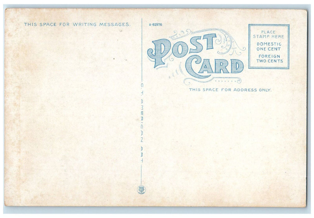 c1920's Apsley Rubber Company Plant Hudson Massachusetts MA Antique Postcard
