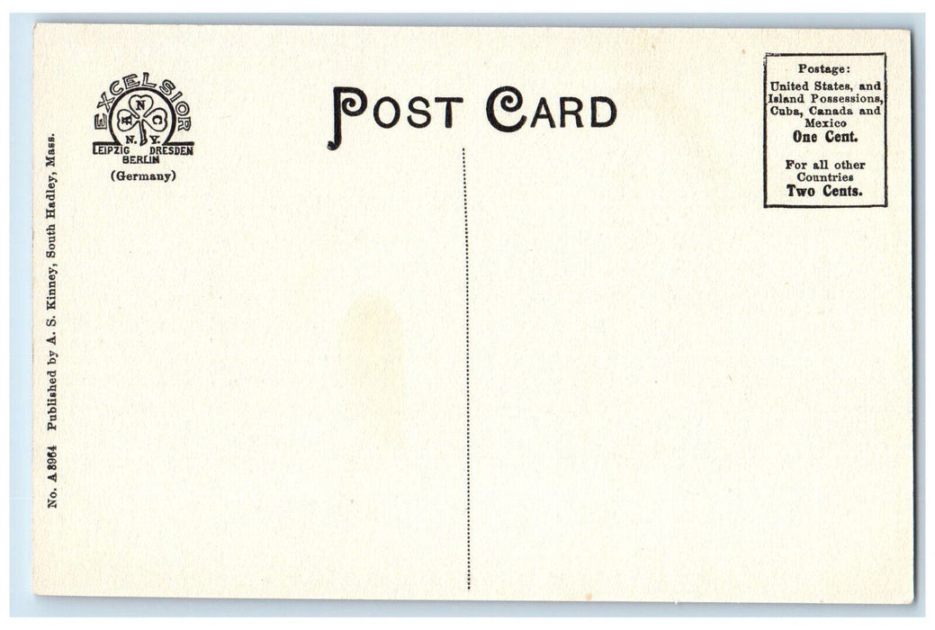 c1910 Mary Lyon Chapel Mt Holyoke College South Hadley Massachusetts MA Postcard
