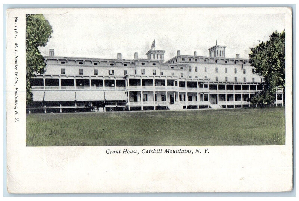 c1905 Grant House Exterior Building Catskill Mountains New York Street Postcard