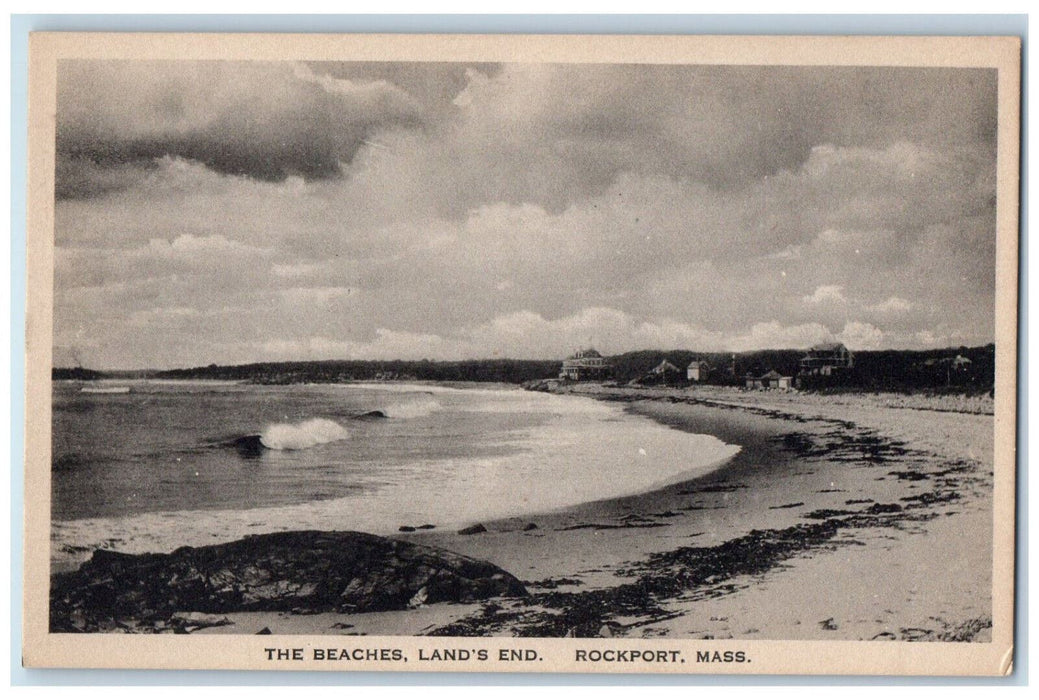 c1920's The Beaches Land's End Rockport Massachusetts MA Antique Postcard