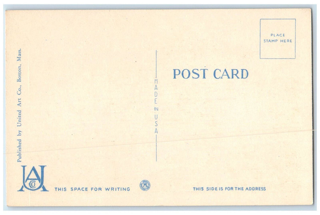 c1940's Trolley Car Moorish Castle Revere Beach Massachusetts MA Postcard