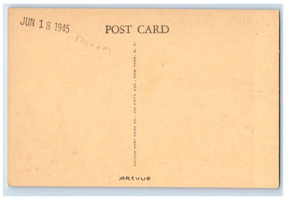 1945 Georgian Hotel Gale Williams Owner Highways Henreyetta Oklahoma OK Postcard