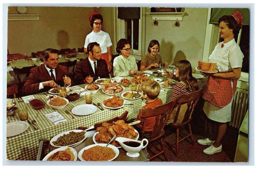 c1960 Dutchland Farmhouse Restaurant Dining Smoketown Pennsylvania PA Postcard