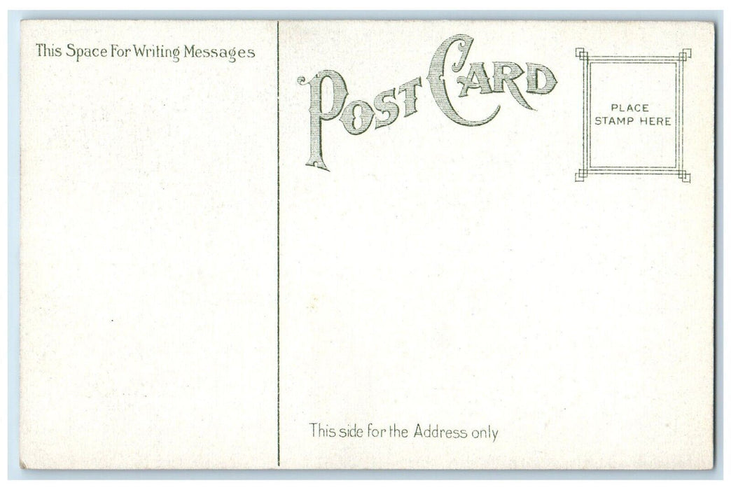 c1910 Third Market Streets Horse Carriage Road Harrisburg Pennsylvania Postcard