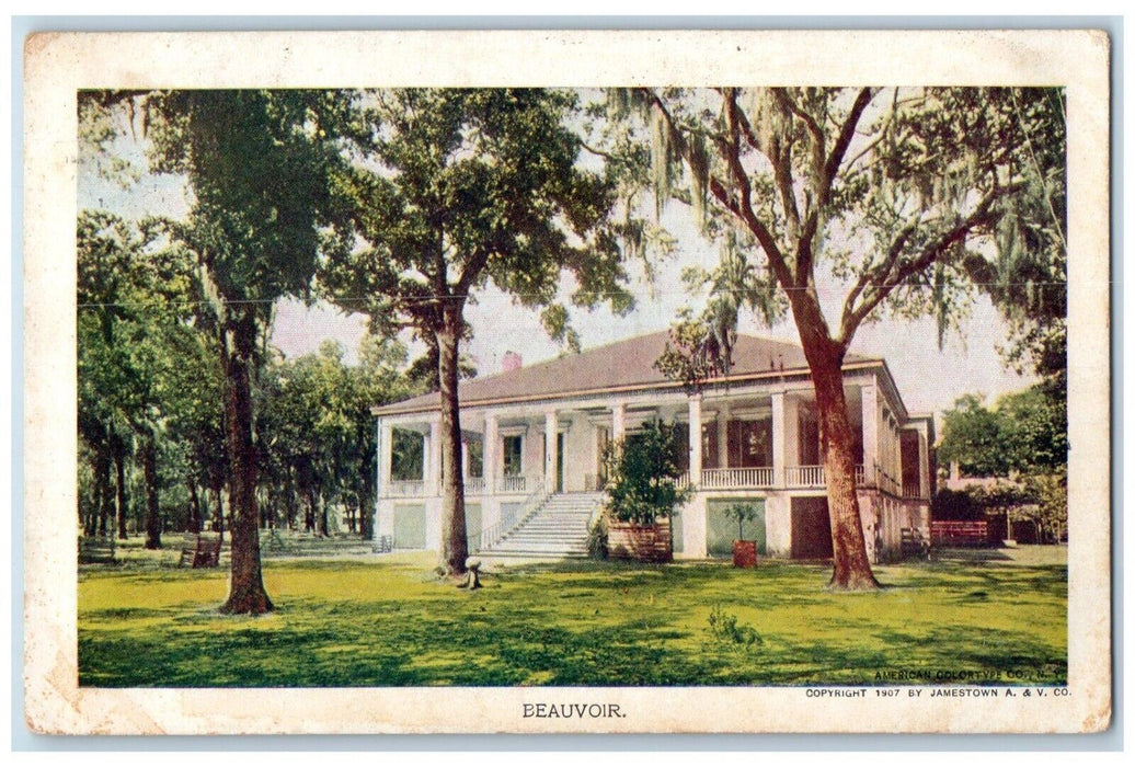 1907 Beauvoir Jamestown Exposition Norfolk Virginia VA Posted Antique Postcard