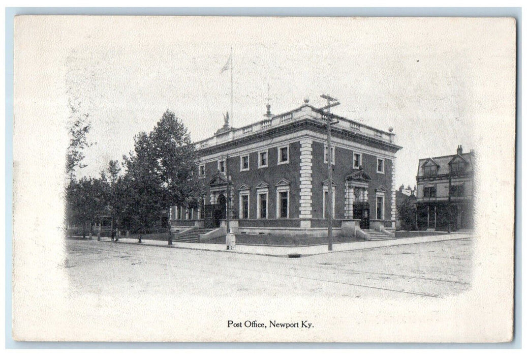 1905 Post Office Newport Kentucky Commercial Tribune Souvenir Newspaper Postcard