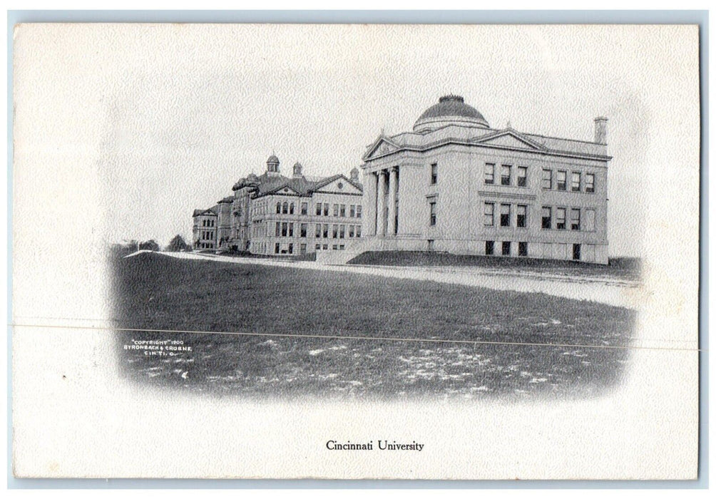 1905 Cincinnati University Building Commercial Tribune Souvenir Vintage Postcard