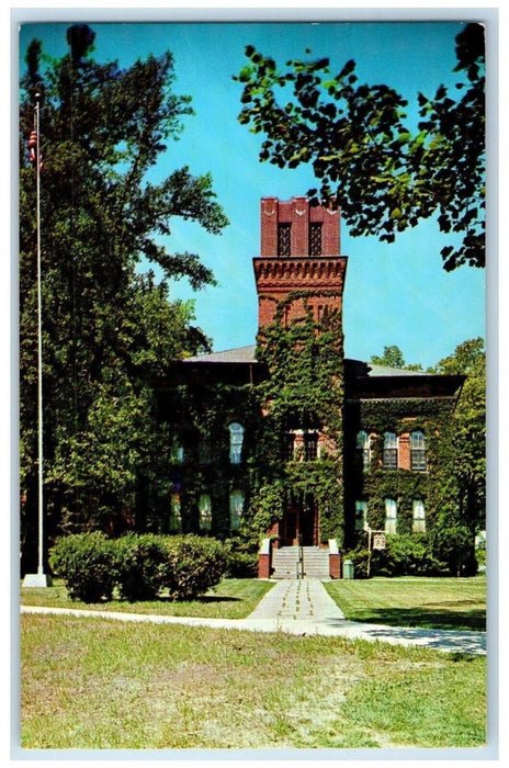 Tri State College Administration Building Angola Indiana IN Vintage Postcard