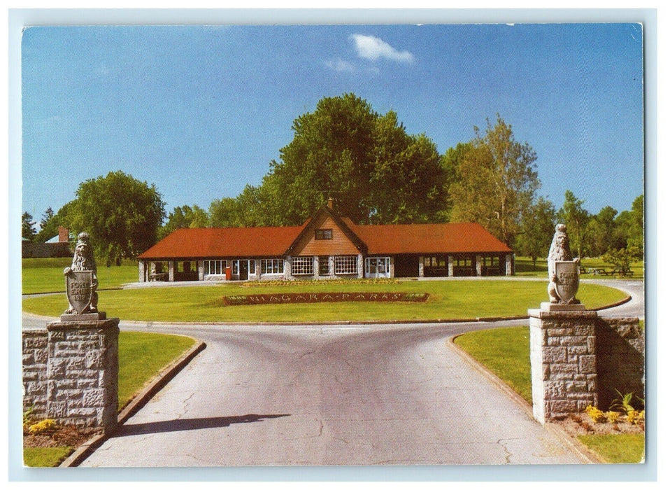 Entrance To Old Fort Erie Ontario Canada, Pavilion Scene Postcard