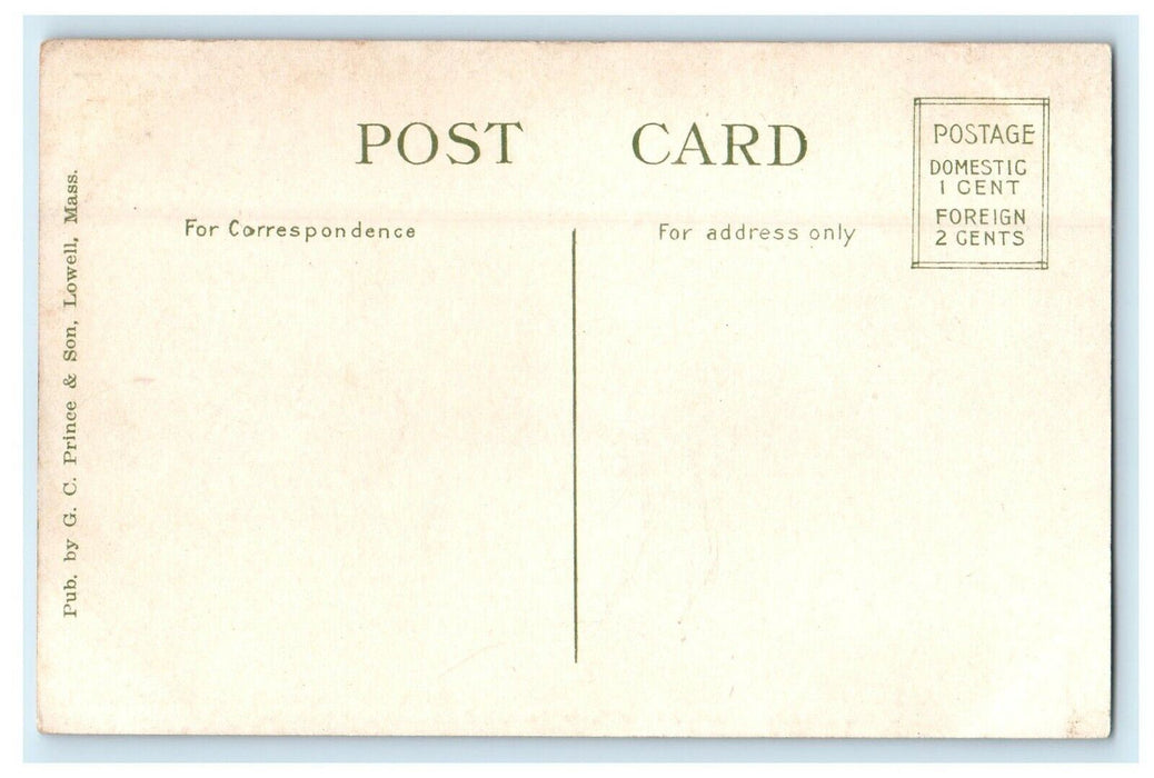 c1920's St. Anne's Church Lowell Massachusetts MA Unposted Vintage Postcard