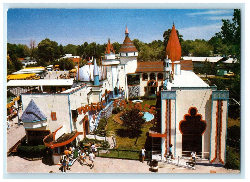 Magic Palace Crystal Beach Amusement Park Ontario Canada Vintage Postcard