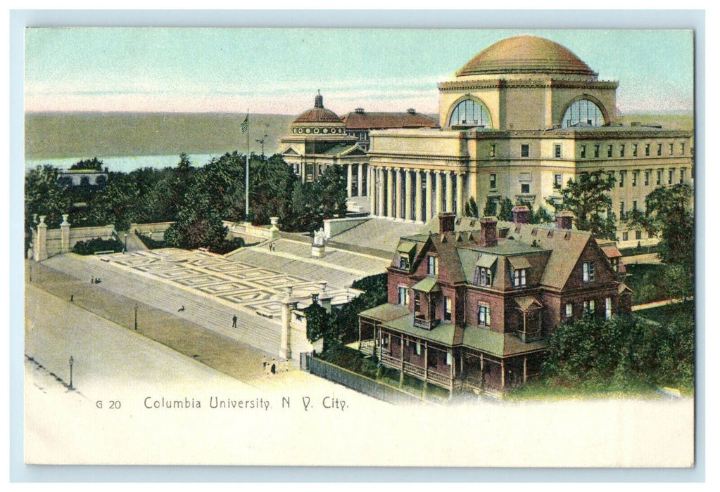 c1905 Columbia University New York City NY Unposted Antique Postcard