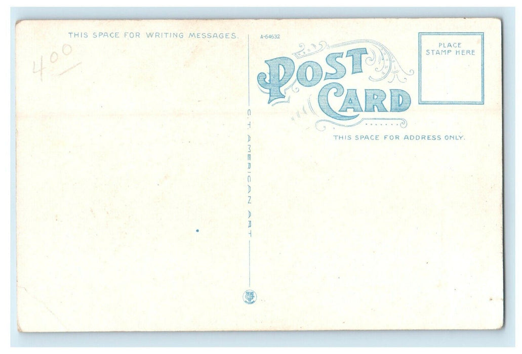 c1920's Brigade Headquarters Camp Hancock Soldiers Augusta Georgia GA Postcard