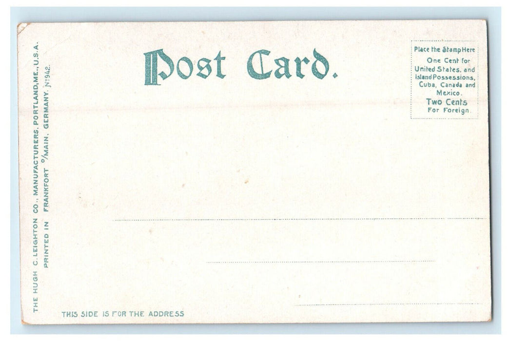 c1905 Washington's Headquarters New London Connecticut CT Antique Postcard
