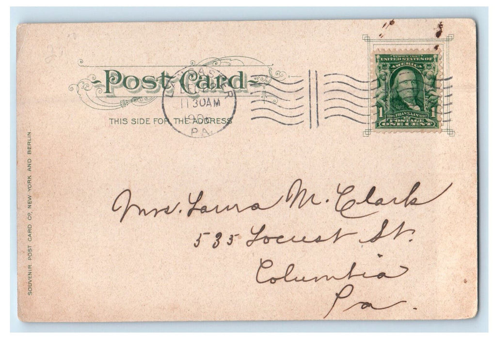 1906 The Cloisters Saal and Sister House Ephrata Pennsylvania PA Posted Postcard