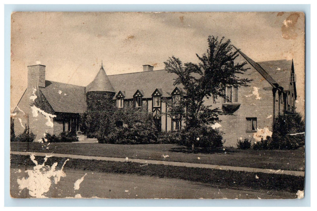 c1920s Delta Tau Delta Fraternity Pennsylvania State College, PA Postcard