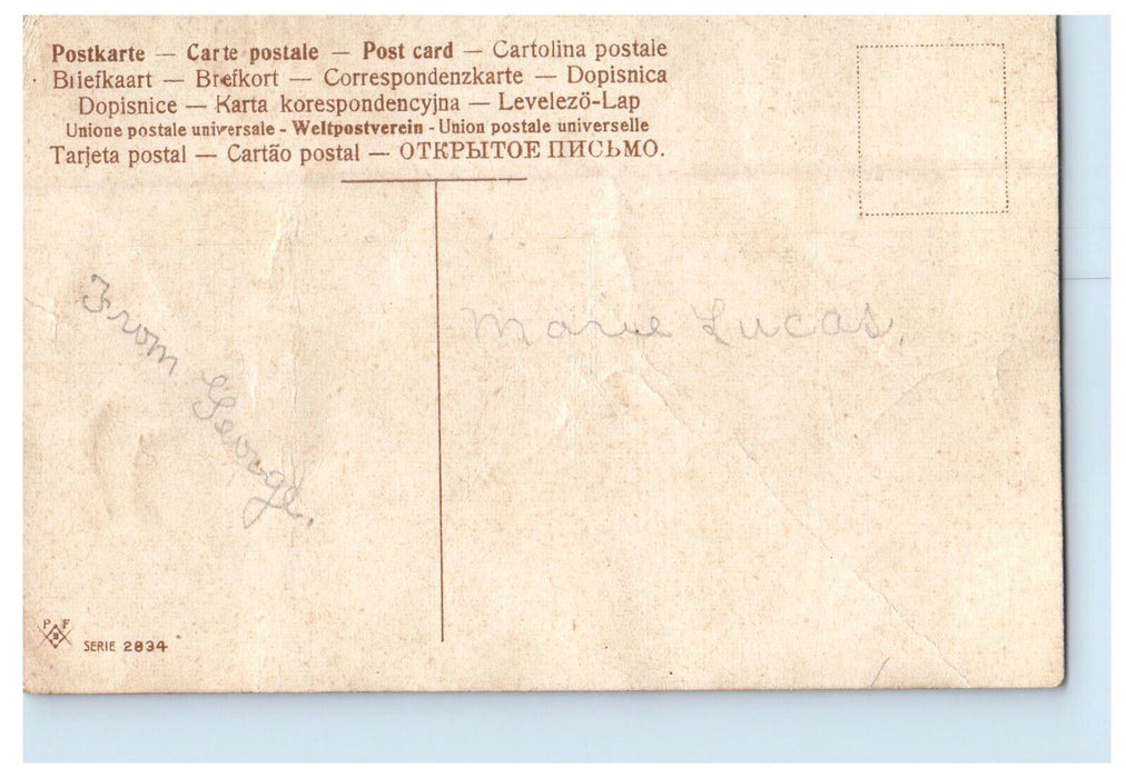 c1910 Greetings from Buffalo New York NY Antique Unposted Postcard