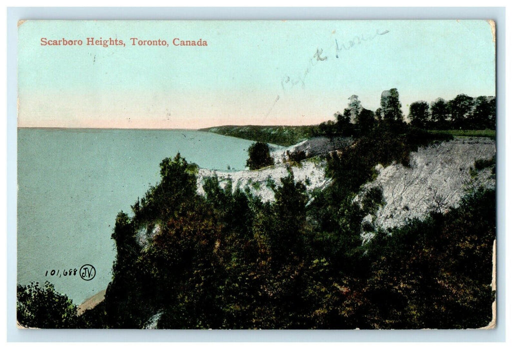 1911 Scarboro Heights Toronto Canada Posted Antique Postcard