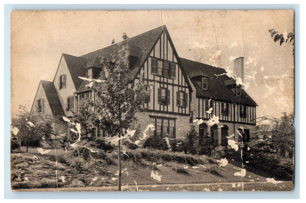 c1920s Lambda Chi Alpha Fraternity Pennsylvania State College PA Postcard