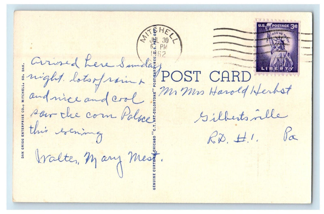 1962 Multiview South Dakota Variety Scenic Wonder Posted Vintage Postcard
