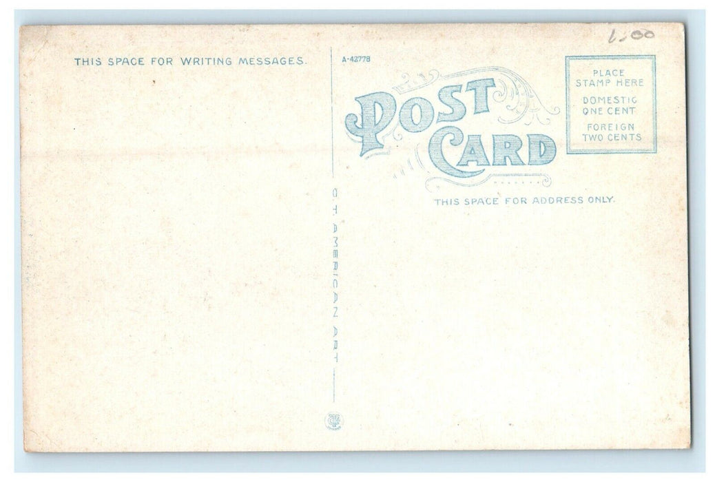 c1920's National Monument To The Forefathers Plymouth Massachusetts MA Postcard