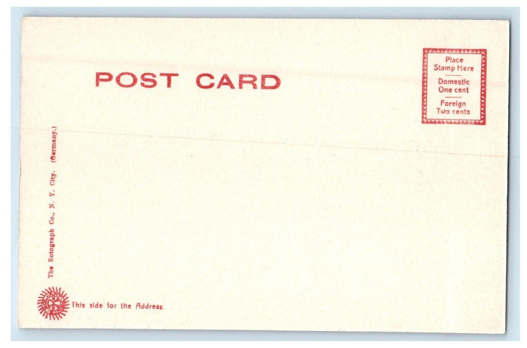 c1905 Harrisburg Club Building Pennsylvania PA Rotograph Antique Postcard