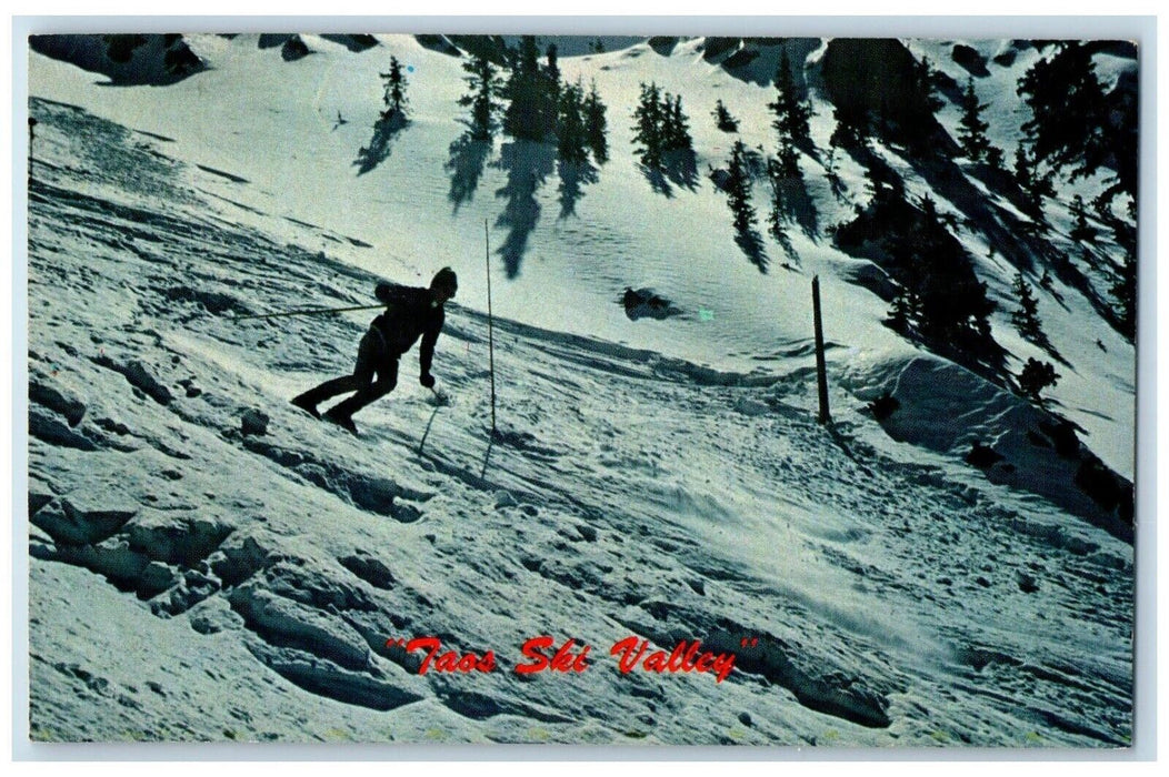 c1950's Taos Ski Valley Skiing New Mexico NM Unposted Vintage Postcard